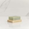 Natural Wooden Soap Rack Small
